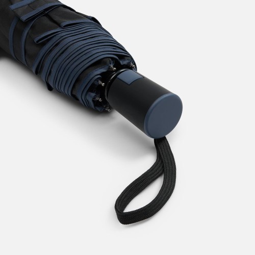 Зонт складной Edgeline, темно-синий