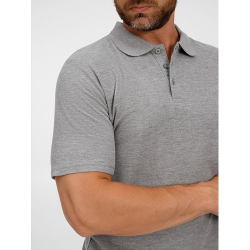 Рубашка поло унисекс Tervise, серый меланж