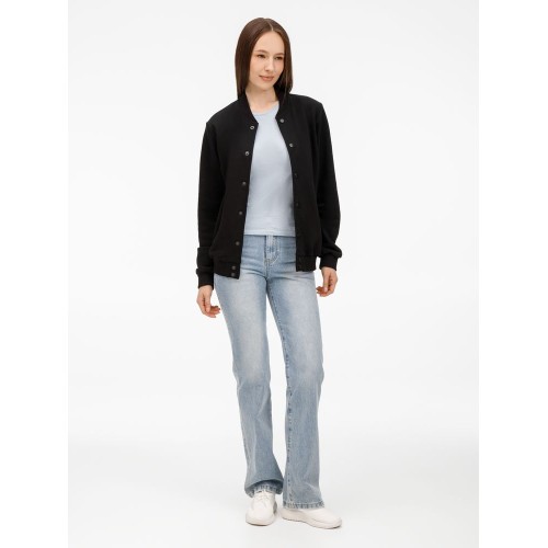 Бомбер унисекс Nuppu, черный