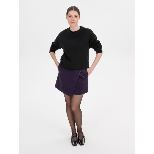 Лонгслив унисекс Siluetti Fuori, черный