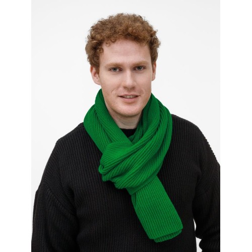 Шарф Nobilis Mono, ярко-зеленый