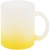 Кружка Grade Fade для сублимационной печати, матовая, желтая