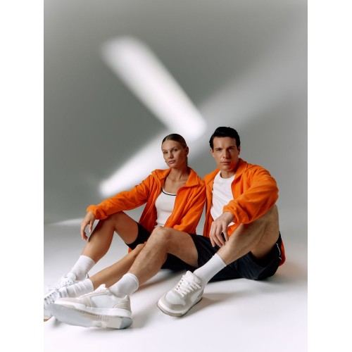 Куртка флисовая унисекс Fliska, оранжевая