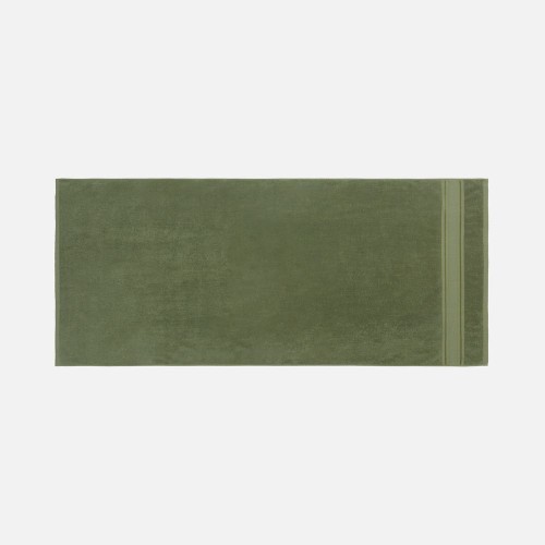 Полотенце махровое Terrychic, среднее, зеленое