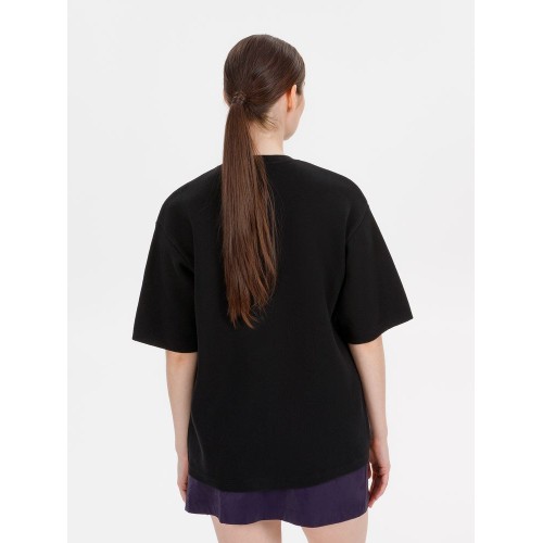 Джемпер с коротким рукавом Siluetti Volumica, черный