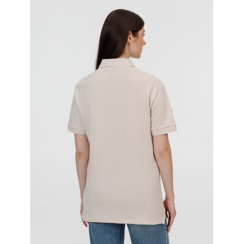 Рубашка поло унисекс Pacific, бежевая (льняная)