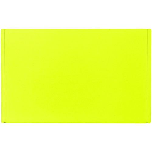 Лейбл из ПВХ Dzeta, ХL, желтый неон