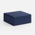Коробка складная Quadra Fold, темно-синяя