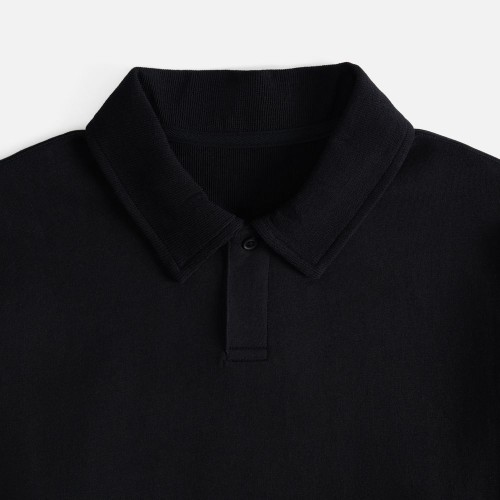 Рубашка поло унисекс Tiimi, черная