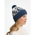 Шапка Wintertude, синяя с белым