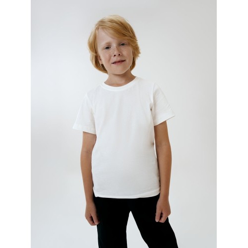 Футболка детская T-Bolka Kids, белая (теплый оттенок)