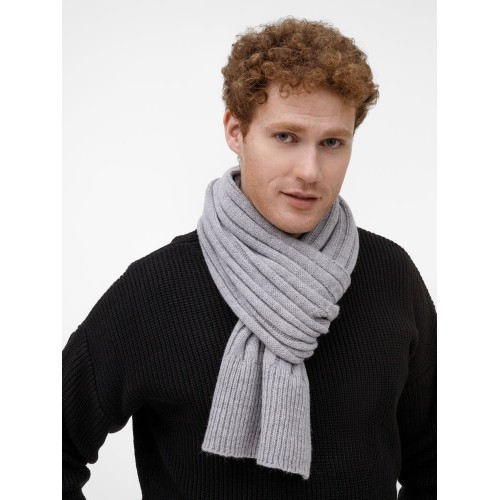 Шарф Bellish, светло-серый меланж