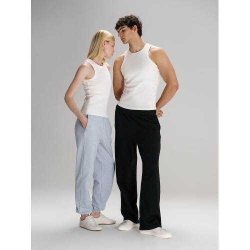 Майка унисекс Neofit, молочно-белая