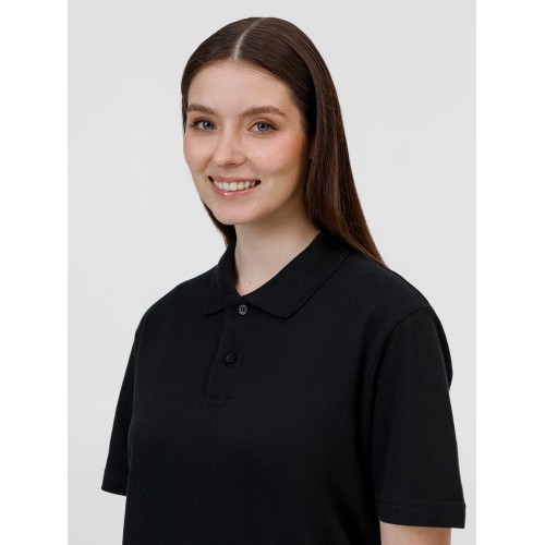 Рубашка поло унисекс Pulse, черная