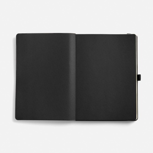 Ежедневник Peel Flex, недатированный, черный