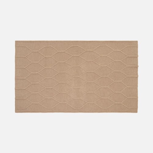 Плед Curve Verve, бежевый меланж