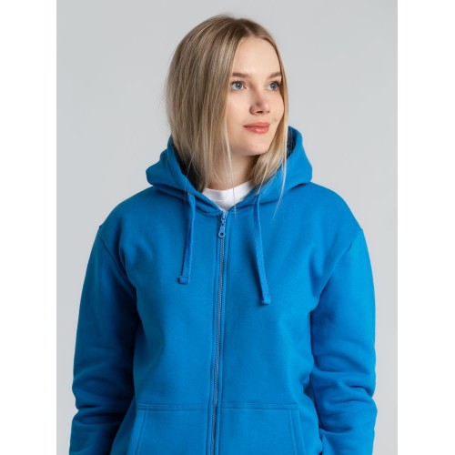 Толстовка на молнии с капюшоном Siverga Heavy 2.0, бирюзовая