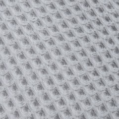 Плед вафельный Elenglect, светло-серый