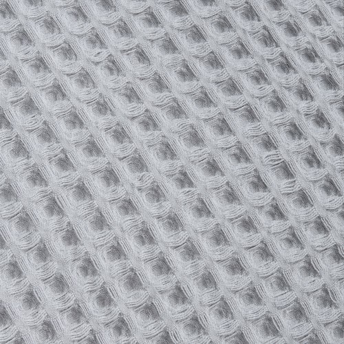 Плед вафельный Elenglect, светло-серый