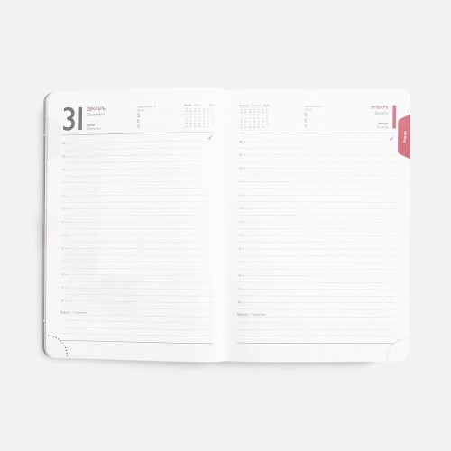 Ежедневник Faro, датированный, красный