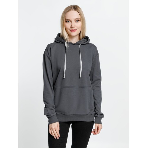 Толстовка с капюшоном Kirenga, темно-серая (графит)