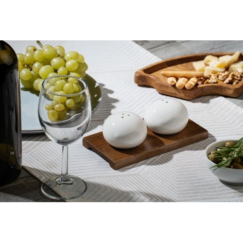 Набор из солонки и перечницы Piacente, белый