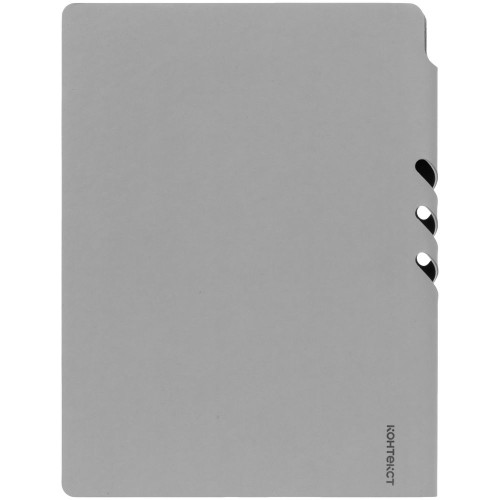 Ежедневник Flexpen Shall, недатированный, серый