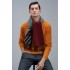 Шарф Charming, коричневый с оранжевым