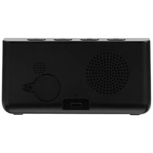 Станция беспроводной зарядки с часами Electron, ver.2, черная