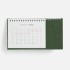 Календарь настольный Brand, зеленый