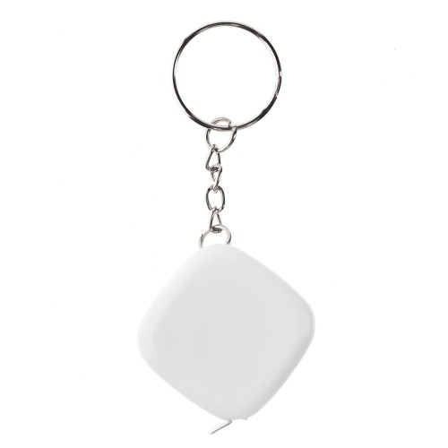 Брелок с рулеткой Metric, белый