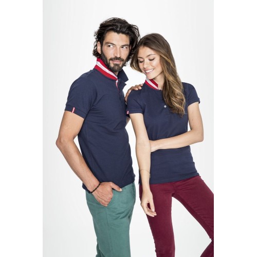 Рубашка поло Patriot Women, белая с черным