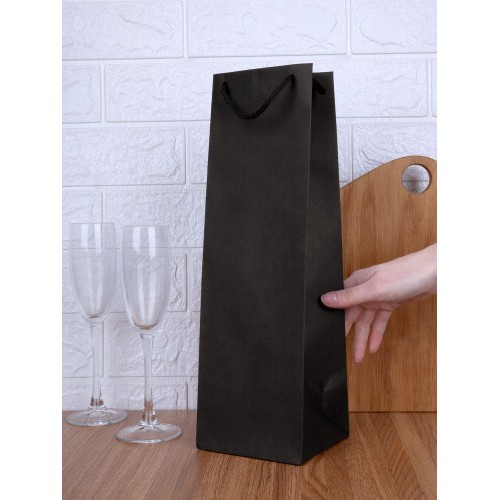 Пакет под бутылку Vindemia, черный