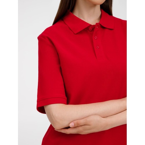 Рубашка поло унисекс Upswing, красная