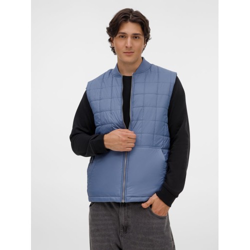 Жилет унисекс Warmbridge, синий (джинс)