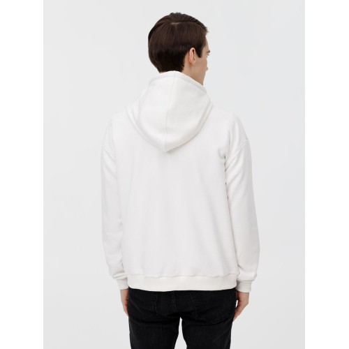 Толстовка унисекс оверсайз на молнии Zippy Terry, белая