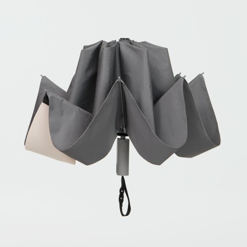 Зонт обратного сложения Easyroll, серый