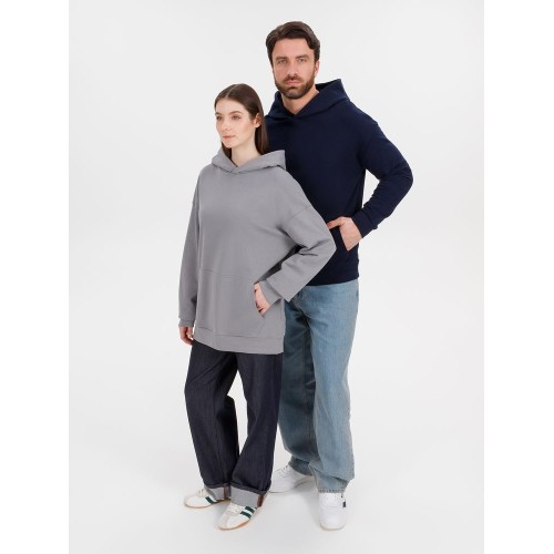 Худи оверсайз унисекс Outshine, темно-синее