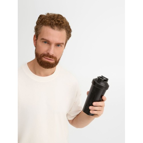 Спортивный шейкер Shake It Easy, черный