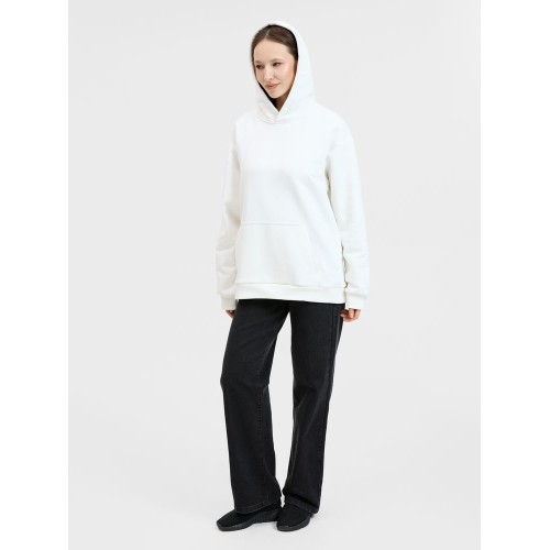 Худи унисекс оверсайз Songo, молочно-белое