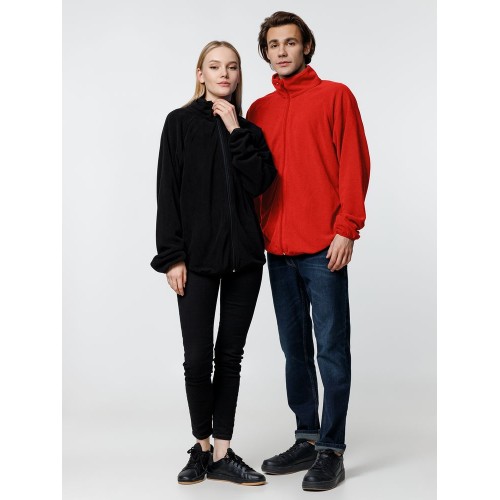 Куртка флисовая унисекс Fliska, красная