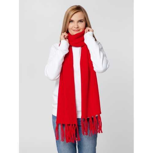 Шарф Flette, красный (алый)