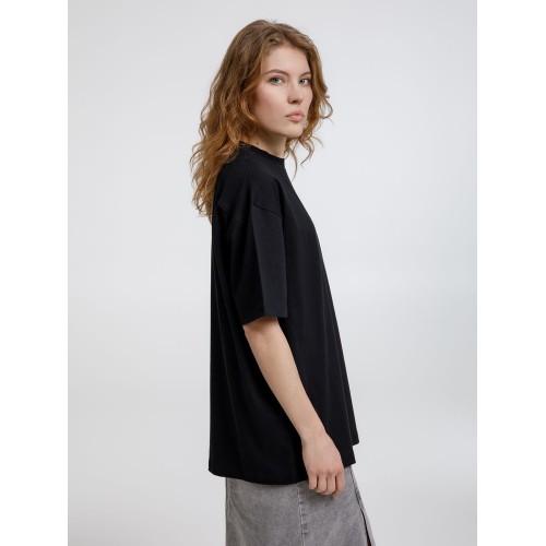 Футболка оверсайз унисекс Sideline, черная