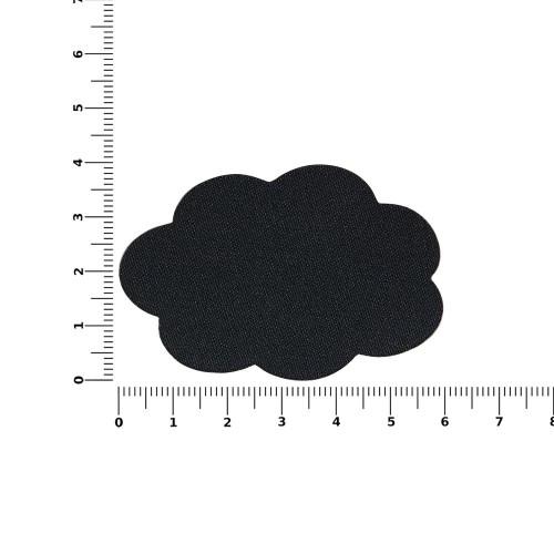 Наклейка тканевая Lunga Calum, L, черная