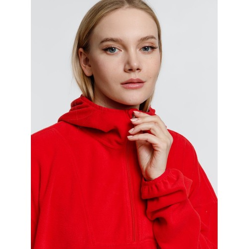 Анорак флисовый унисекс Fliska, красный