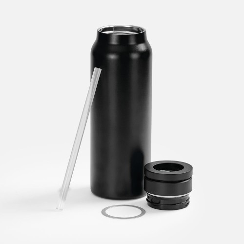 Термобутылка Magnus с магнитным держателем для телефона, черная