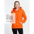 Толстовка на молнии с капюшоном Siverga 2.0, оранжевая