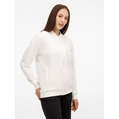 Бомбер унисекс Townie, молочно-белый