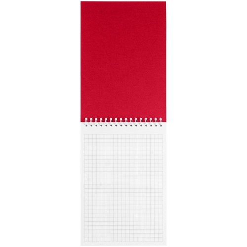 Блокнот Dali в клетку, красный