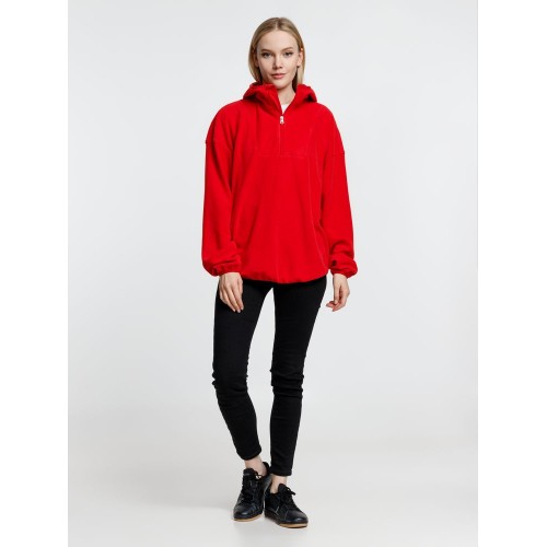 Анорак флисовый унисекс Fliska, красный